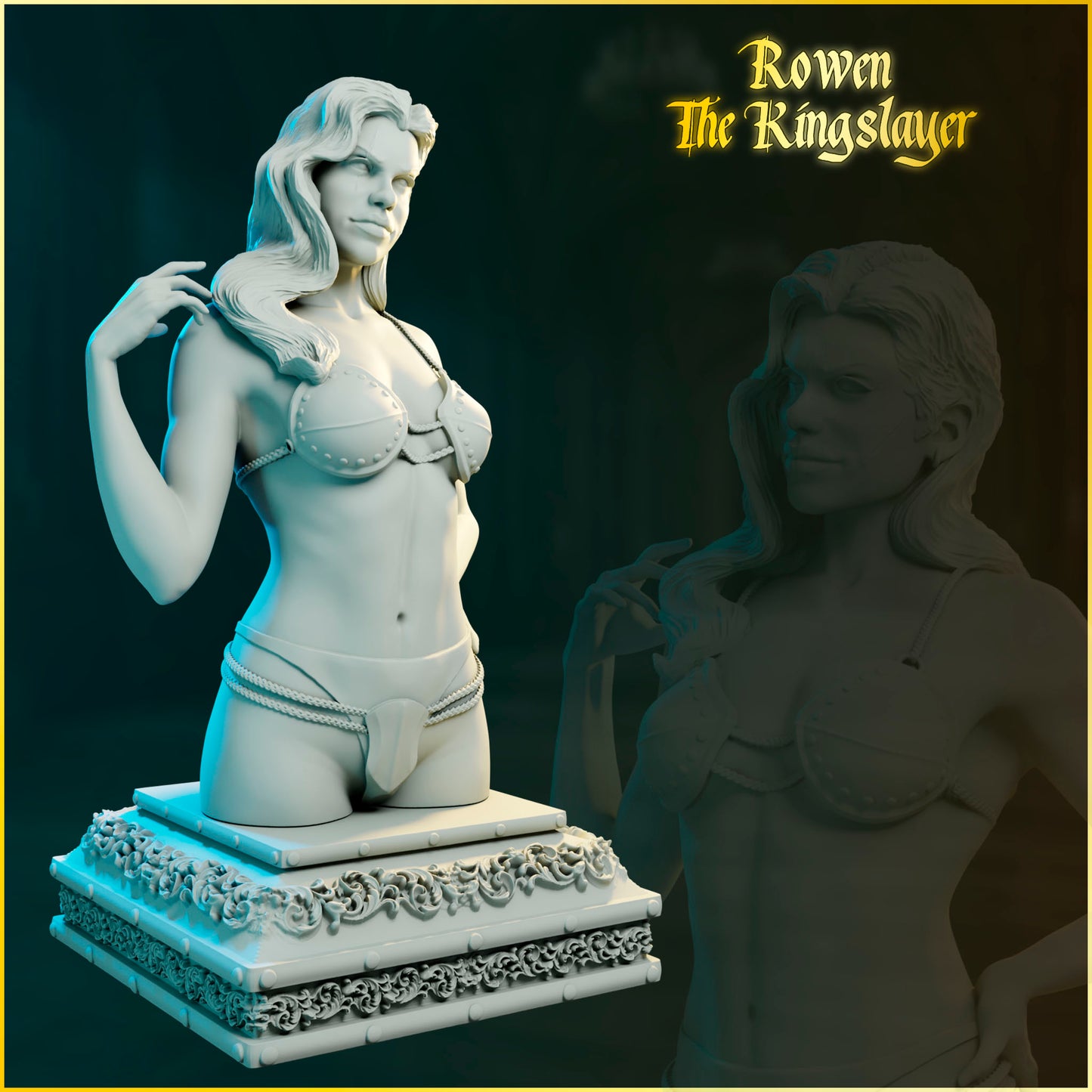 Rowen – The Kingslayer | Kolekcja popiersi 32mm / 75mm/ 90mm | Black Bird Miniatures