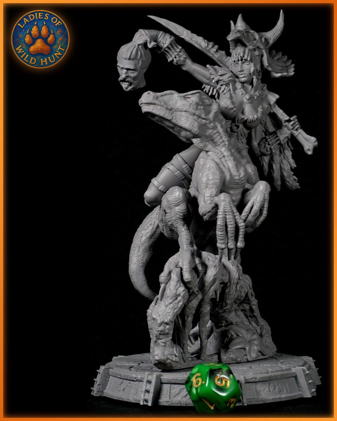 Korda Bloodfang figurka żywiczna – Ladies of the Wild Hunt – Black Bird Miniatures