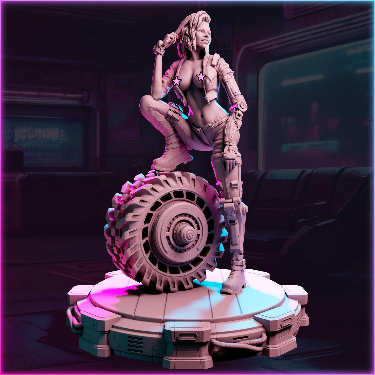 Rouge Smith figurka 32mm – Ladies of the 2133, Black Bird Miniatures