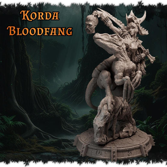 Korda Bloodfang figurka żywiczna – Ladies of the Wild Hunt – Black Bird Miniatures