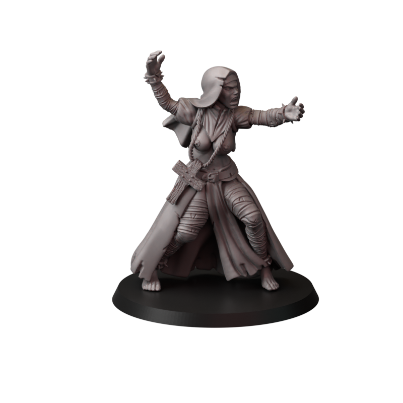 Not safe for nuns – zakonnice bojowe – figurki do Trench Crusade 32 / 75mm