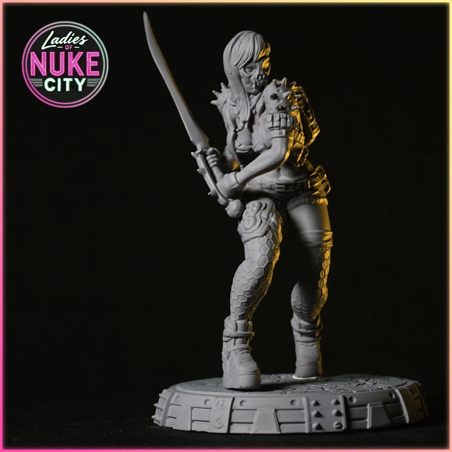 Rhayne Drakar figurka żywiczna – Nuke City Ladies – Black Bird Miniatures