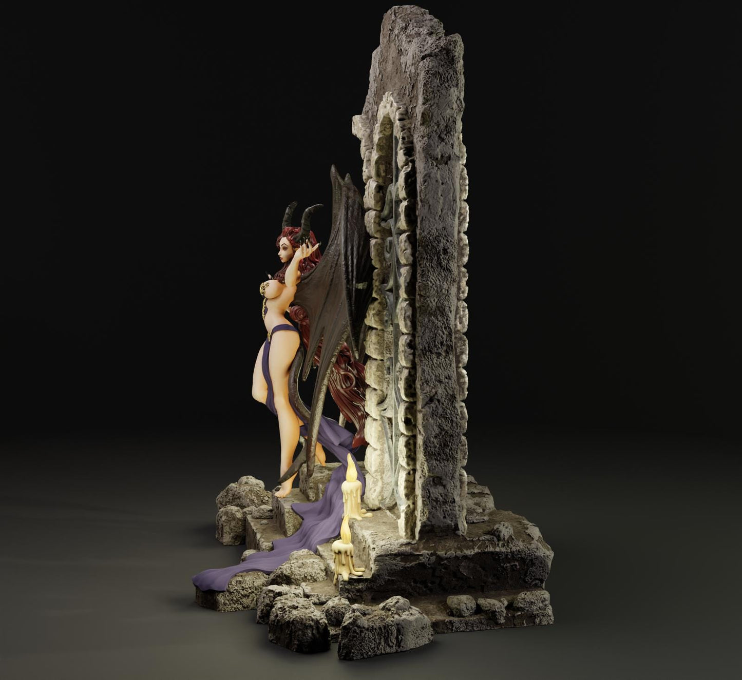 Succubus – dark fantasy figurka 3D z kolekcji Monstrous Beauty