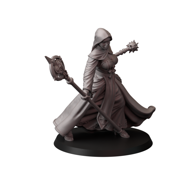 Fins Nuns – zakonnice bojowe – figurki do Trench Crusade 32 / 54 / 75mm