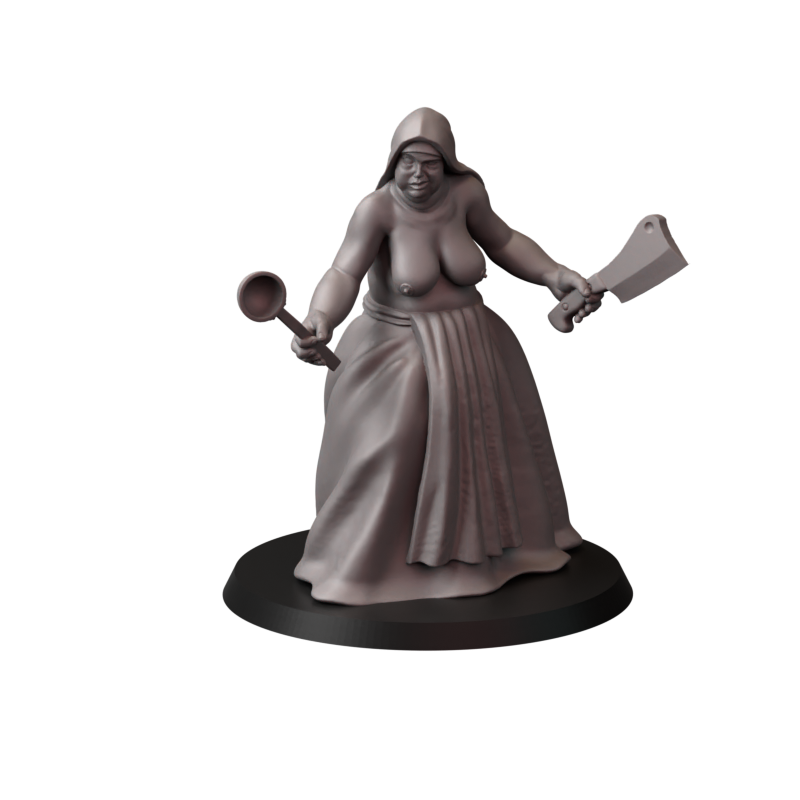 Not safe for nuns – zakonnice bojowe – figurki do Trench Crusade 32 / 75mm