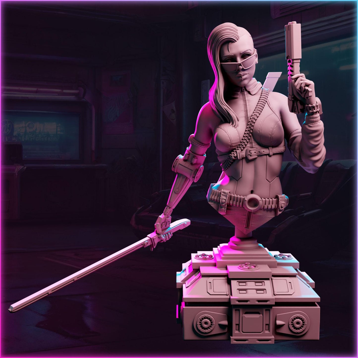 Cassandra Zephyr figurka 32mm – Ladies of the 2133, Black Bird Miniatures