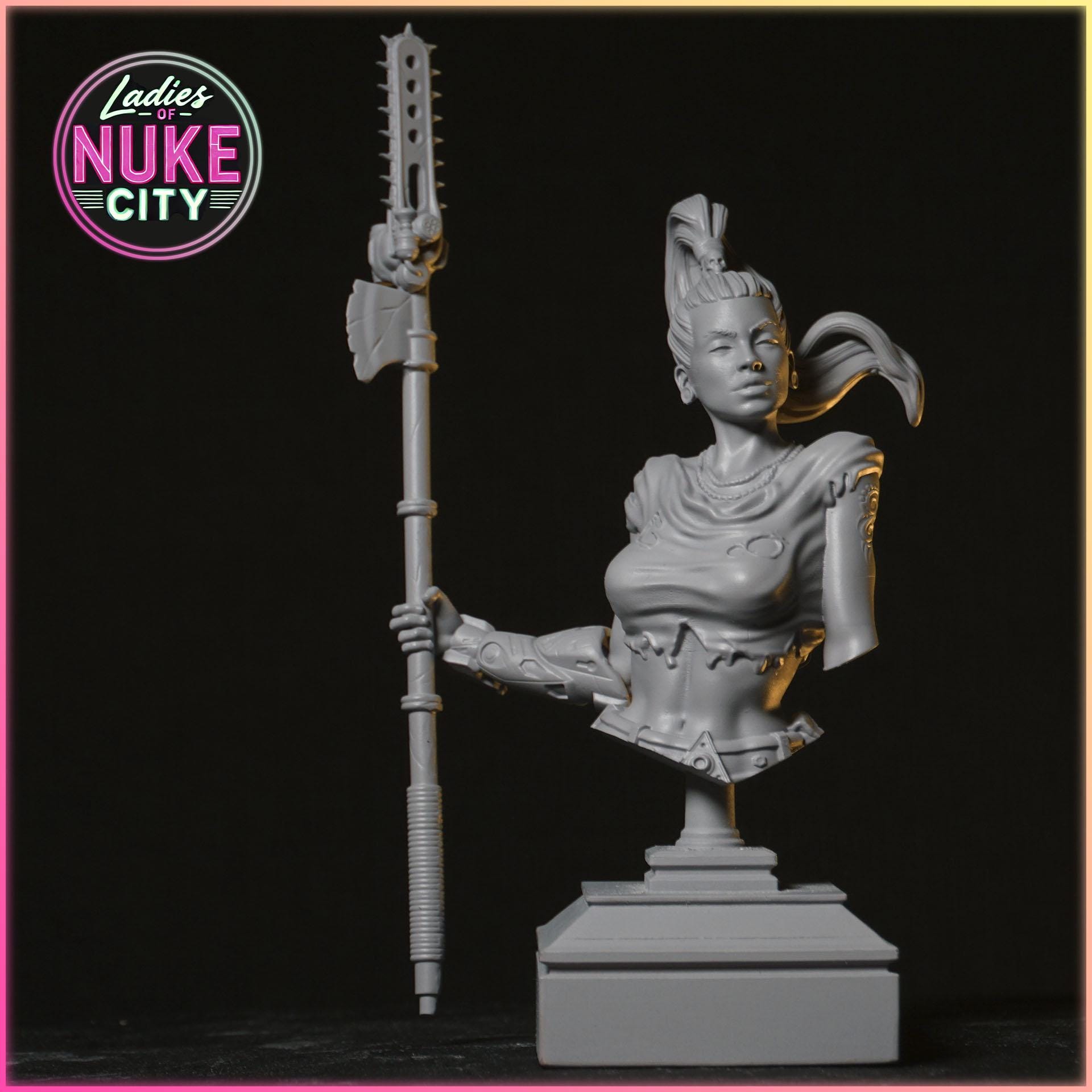 Zaria Havoc figurka żywiczna – Nuke City Ladies – Black Bird Miniatures