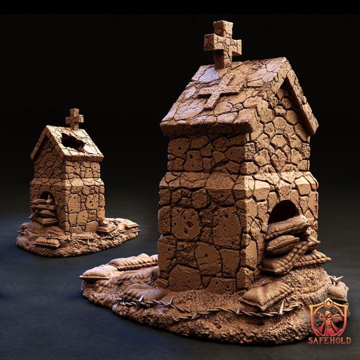 Sanctum Bunker – Dice Tower do gier bitewnych Trench Crusade 28-32mm | SafeHold