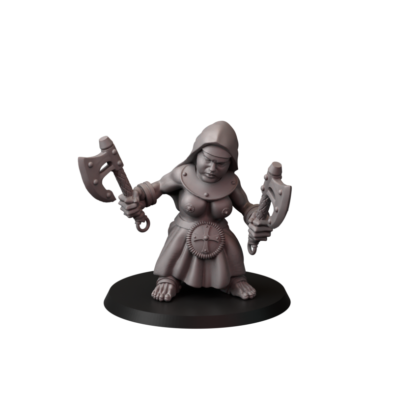 Not safe for nuns – zakonnice bojowe – figurki do Trench Crusade 32 / 75mm