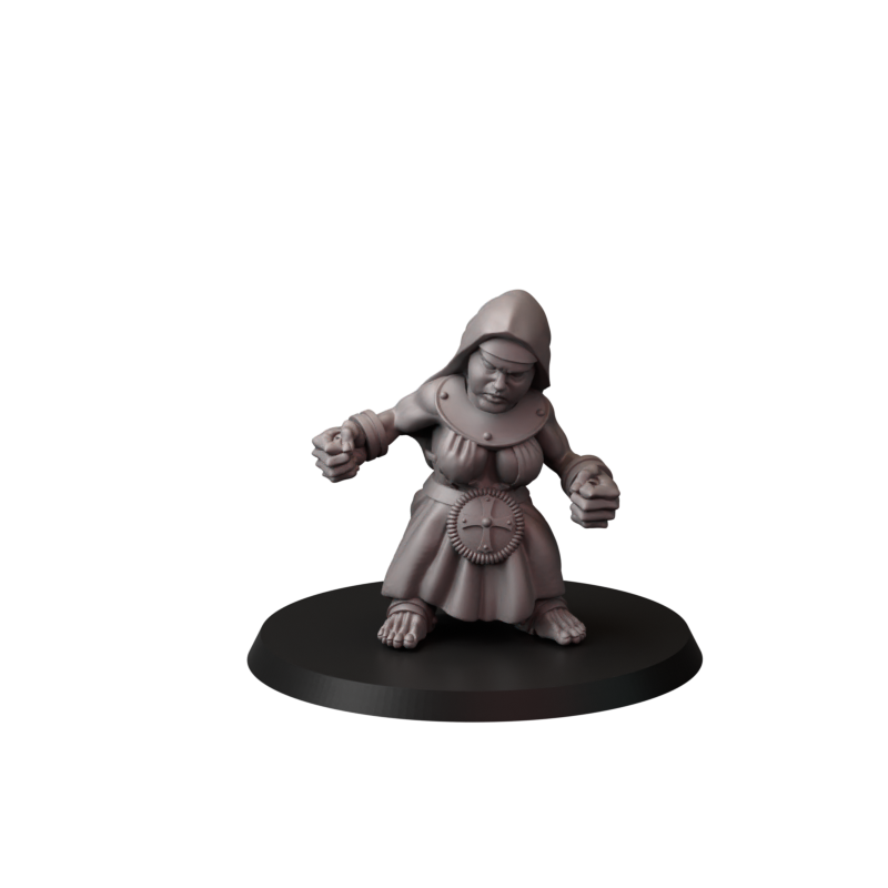 Fins Nuns – zakonnice bojowe – figurki do Trench Crusade 32 / 54 / 75mm