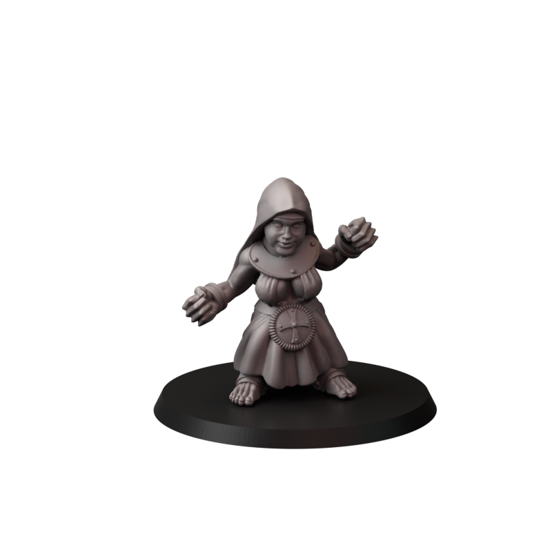 Fins Nuns – zakonnice bojowe – figurki do Trench Crusade 32 / 54 / 75mm