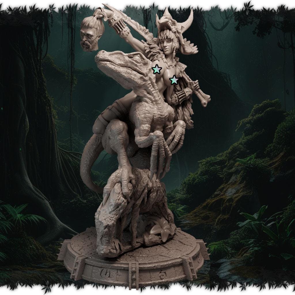 Korda Bloodfang figurka żywiczna – Ladies of the Wild Hunt – Black Bird Miniatures