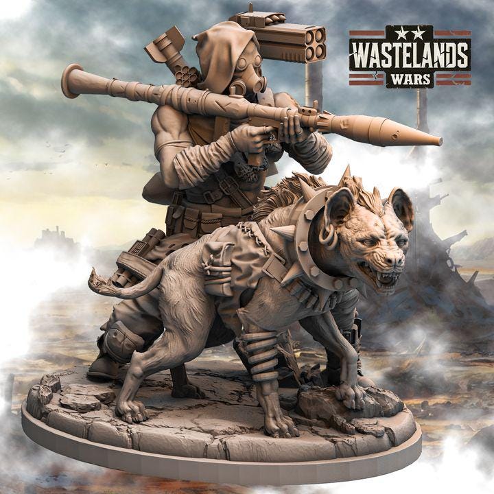 Figurka The Scavenger & Beast od Haito – widok z przodu, skala 180 mm