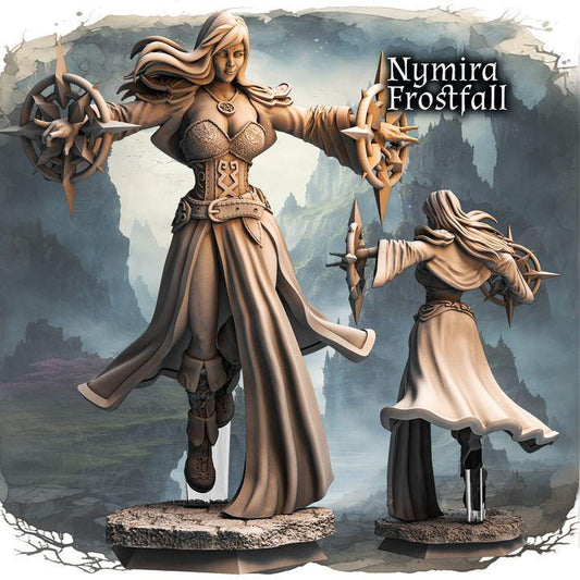Figurka Nymira Frostfall od Haito – widok z przodu, skala 180 mm