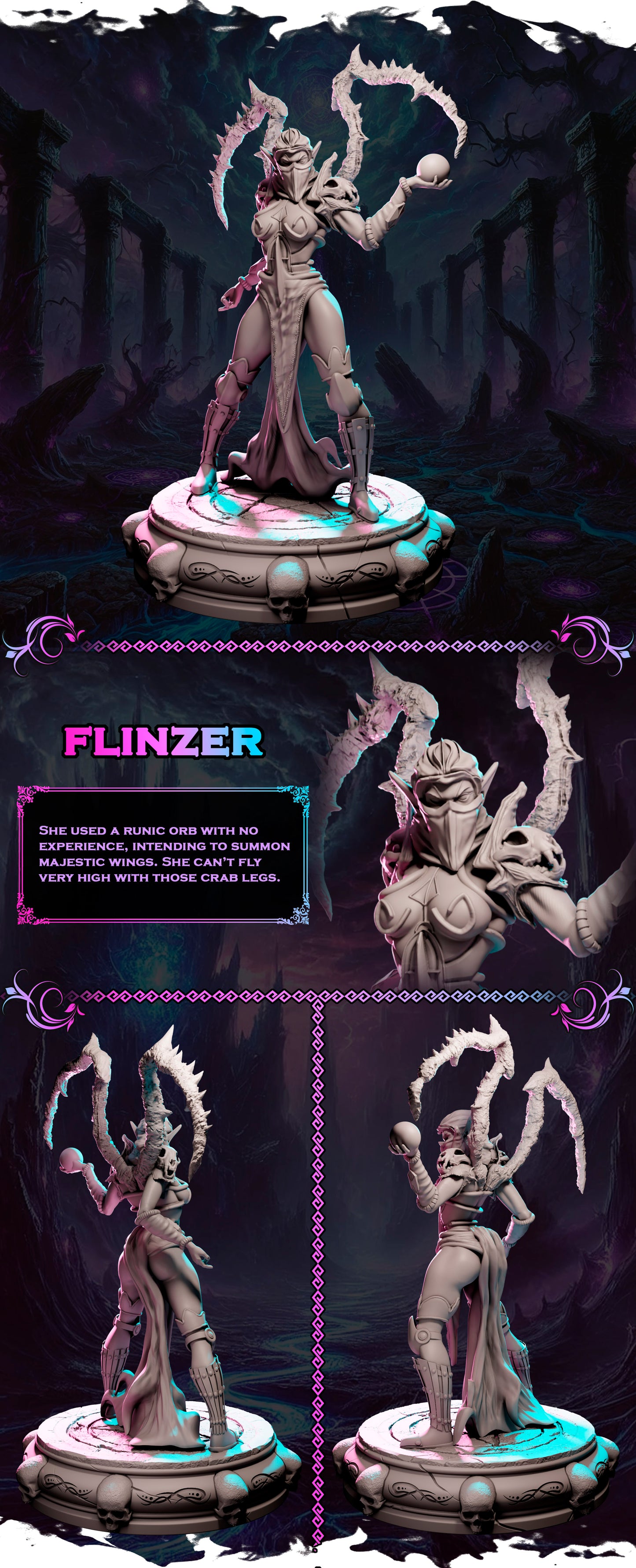 Flinzer — Ladies of Chaos (Black Bird Miniatures)