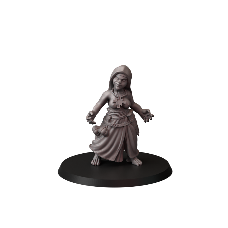 Not safe for nuns – zakonnice bojowe – figurki do Trench Crusade 32 / 75mm