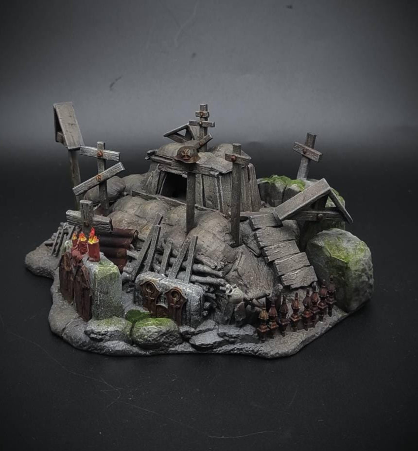 Uświęcony Bunkier Trench Crusade – grimdark scenografia 3D SolGood Creations