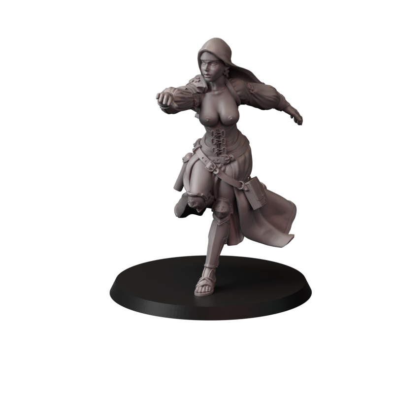 Not safe for nuns – zakonnice bojowe – figurki do Trench Crusade 32 / 75mm