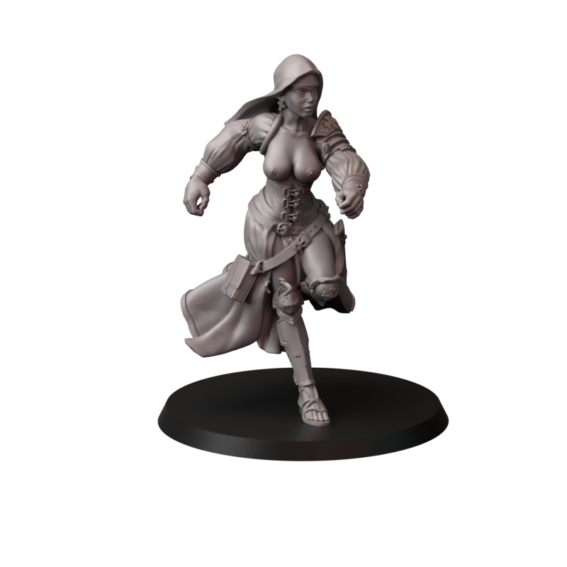 Not safe for nuns – zakonnice bojowe – figurki do Trench Crusade 32 / 75mm