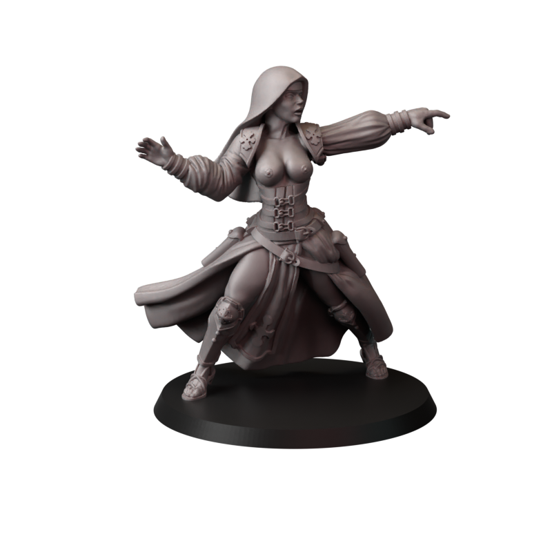 Not safe for nuns – zakonnice bojowe – figurki do Trench Crusade 32 / 75mm