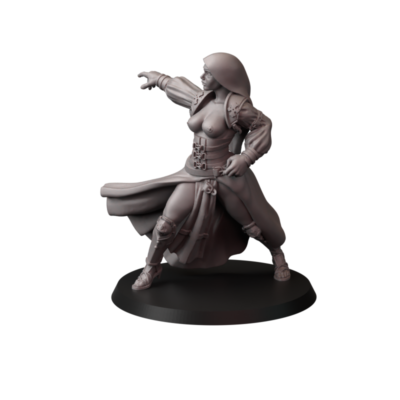 Not safe for nuns – zakonnice bojowe – figurki do Trench Crusade 32 / 75mm