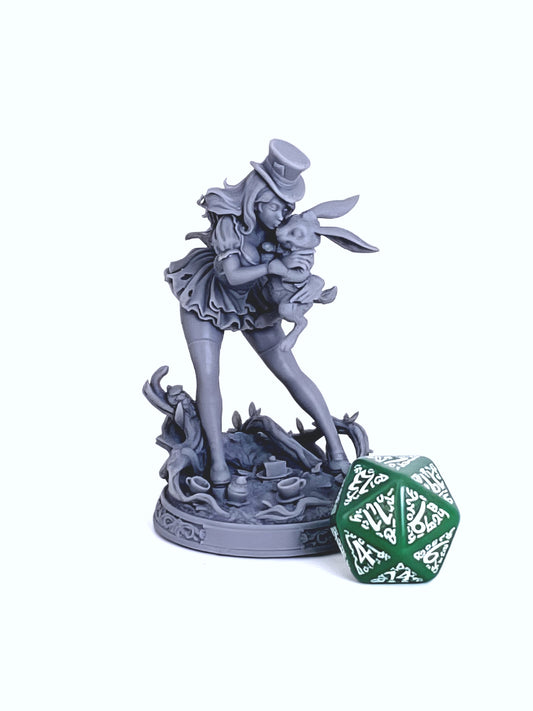 Alice and the White Rabbit - Imagine Toys Figurine | 16K ABS-Like Print