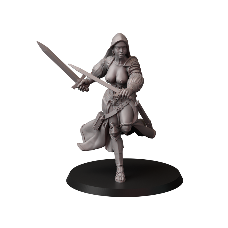 Not safe for nuns – zakonnice bojowe – figurki do Trench Crusade 32 / 75mm