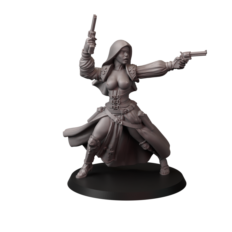 Not safe for nuns – zakonnice bojowe – figurki do Trench Crusade 32 / 75mm