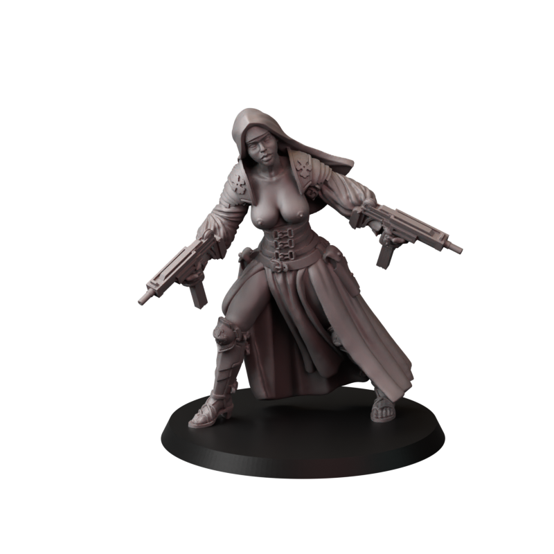 Not safe for nuns – zakonnice bojowe – figurki do Trench Crusade 32 / 75mm