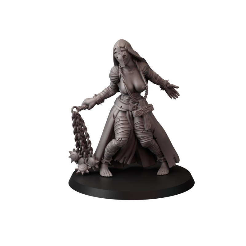 Not safe for nuns – zakonnice bojowe – figurki do Trench Crusade 32 / 75mm