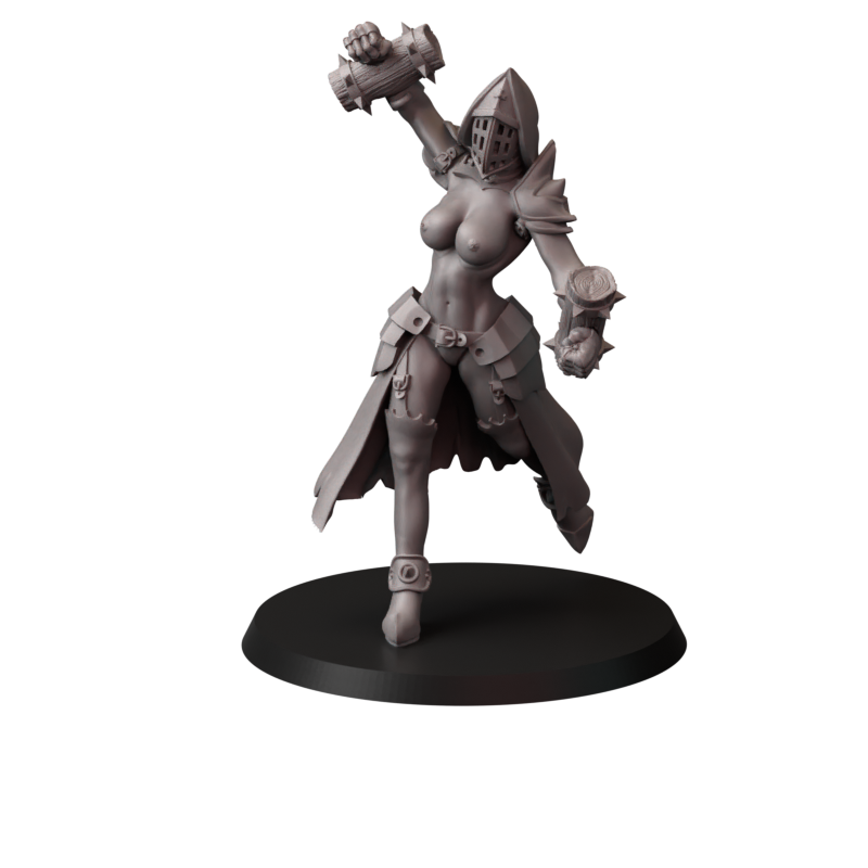 Not safe for nuns – zakonnice bojowe – figurki do Trench Crusade 32 / 75mm