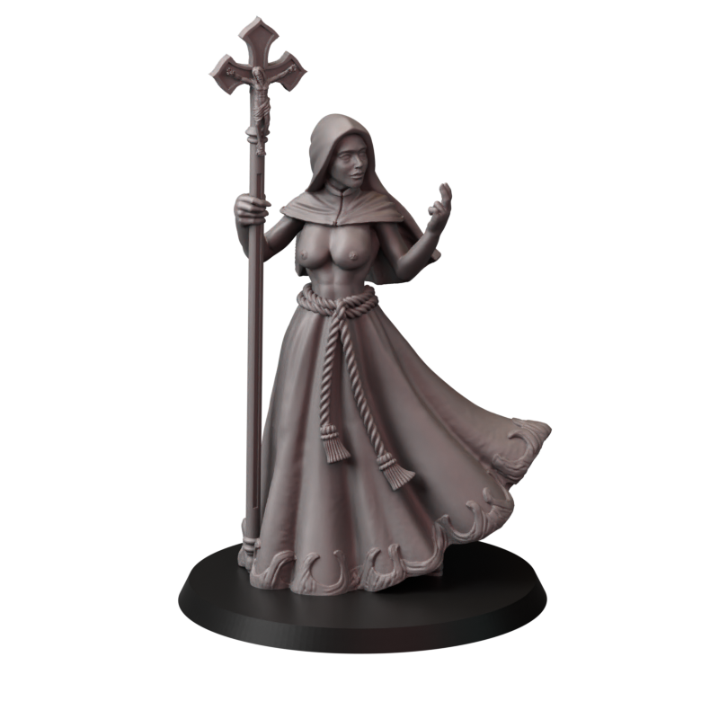 Not safe for nuns – zakonnice bojowe – figurki do Trench Crusade 32 / 75mm