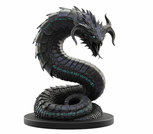 Jörmungandr figurka 75mm – Valhalla Clash: Norse Legends
