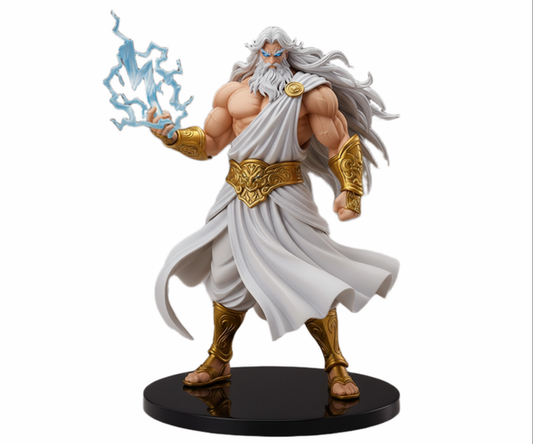 Zeus z błyskawicą – figurka żywiczna 32mm / 75mm / 120mm