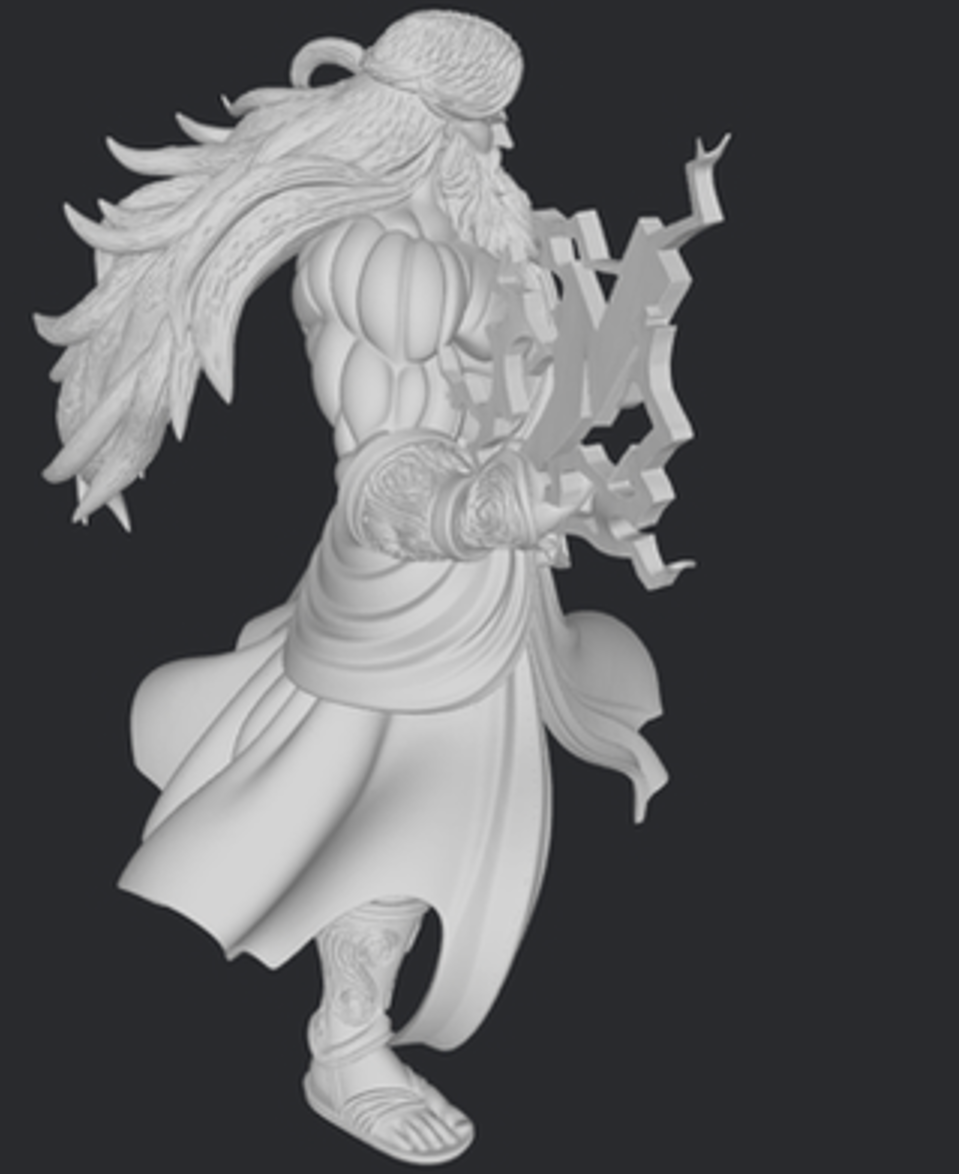 Zeus – Olympus Clash: Anime Edition | 3DFactory – figurka 32mm / 75mm / 120mm