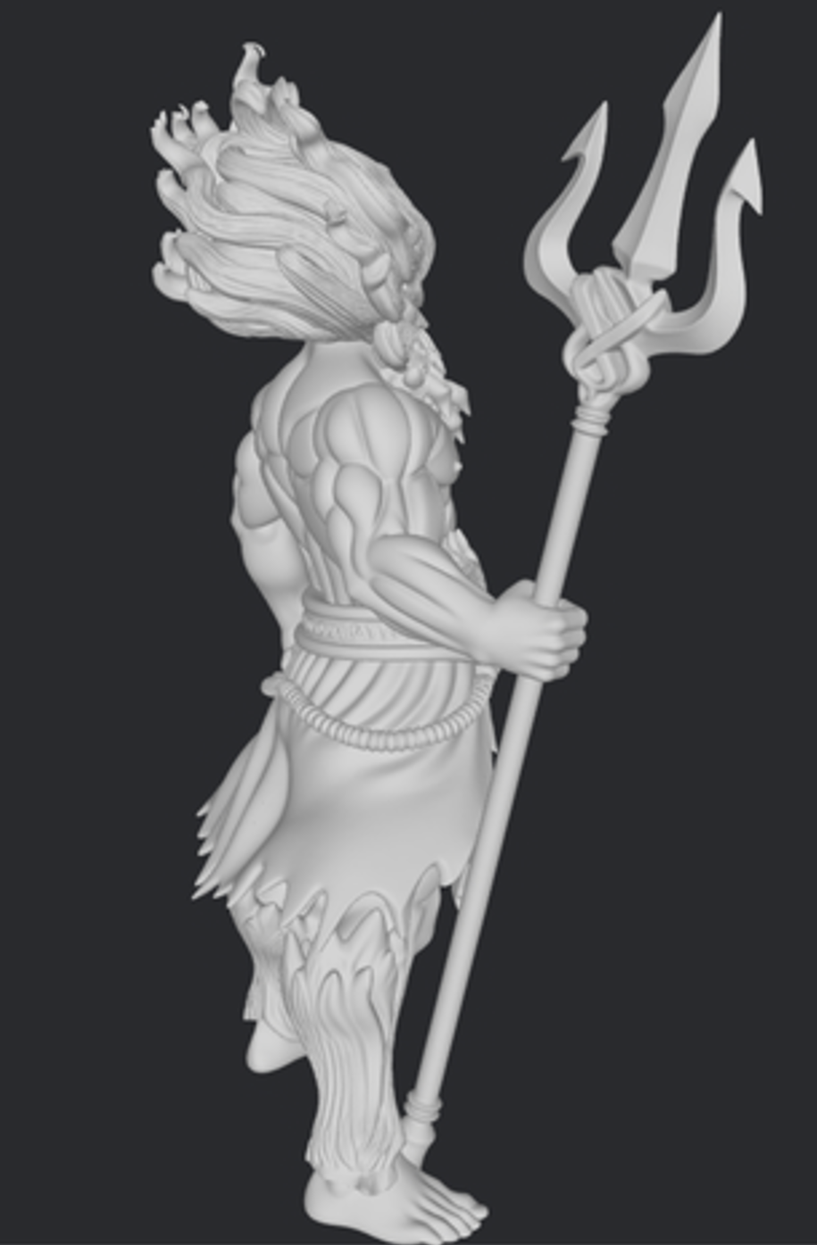 Poseidon z trójzębem – figurka żywiczna 32mm / 75mm / 120mm