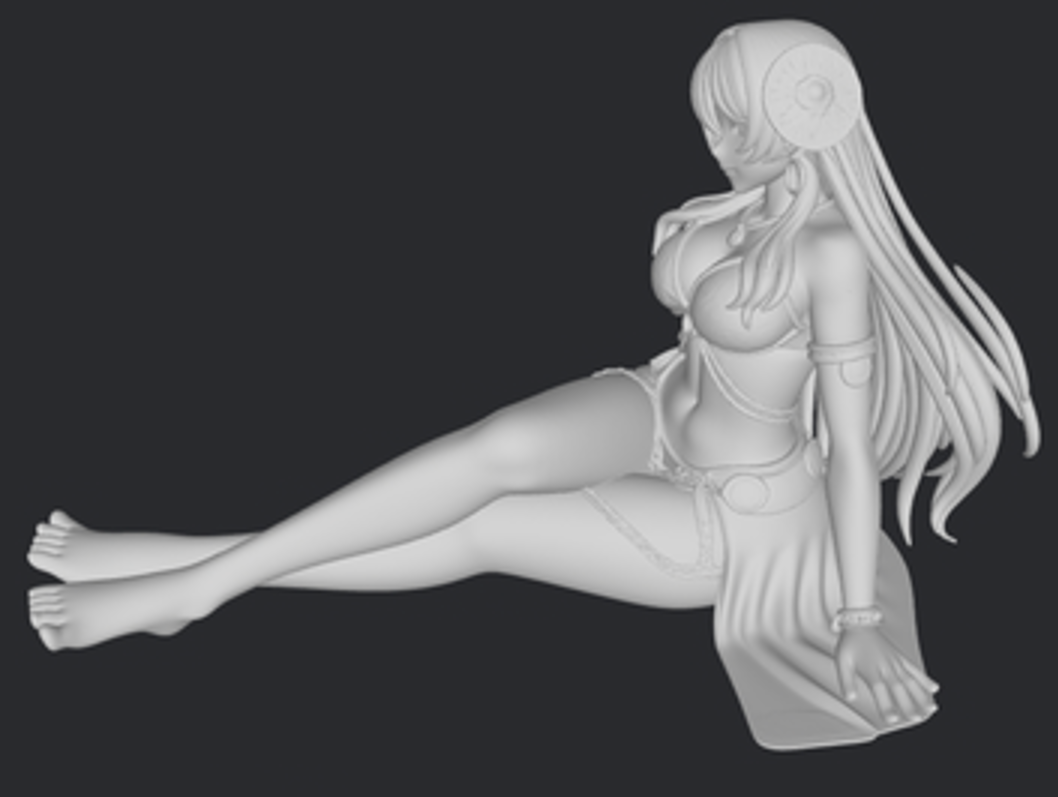 Afrodyta z serii Olympus Clash: Anime Edition od 3DFactory – elegancka figurka z żywicy w skalach 32mm, 75mm i 120mm. Doskonała dla kolekcjonerów i malarzy.