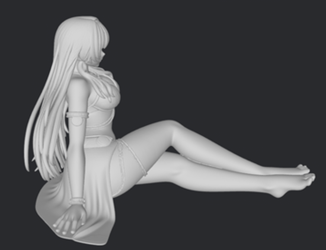 Afrodyta z serii Olympus Clash: Anime Edition od 3DFactory – elegancka figurka z żywicy w skalach 32mm, 75mm i 120mm. Doskonała dla kolekcjonerów i malarzy.