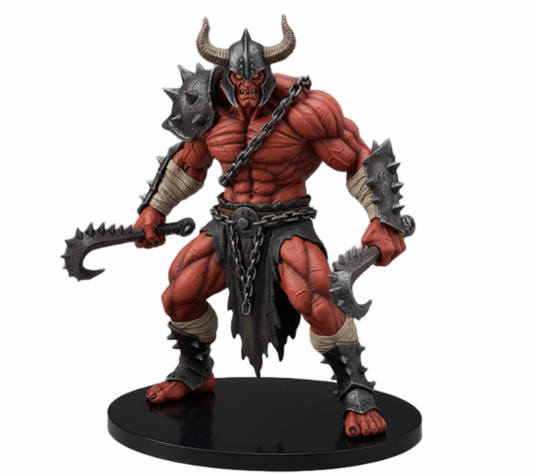Hades z rogami i łańcuchami – figurka żywiczna 32mm / 75mm / 120mm