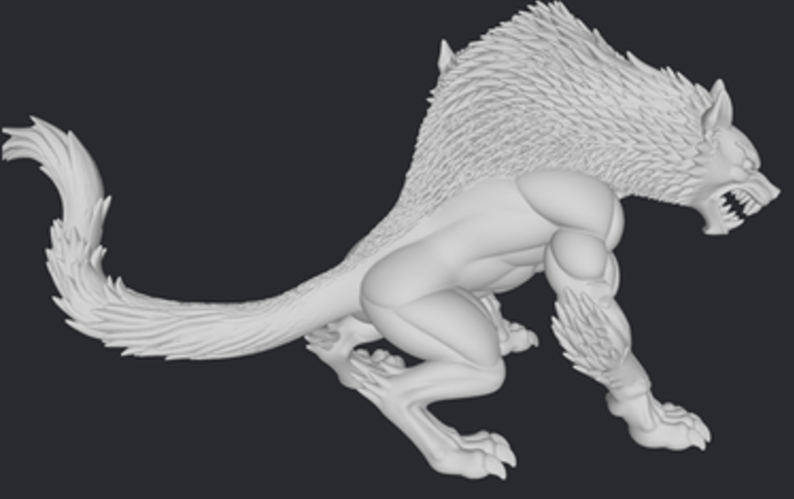 Trzygłowy Cerber z Hadesu – figurka żywiczna 32mm / 75mm / 120mm