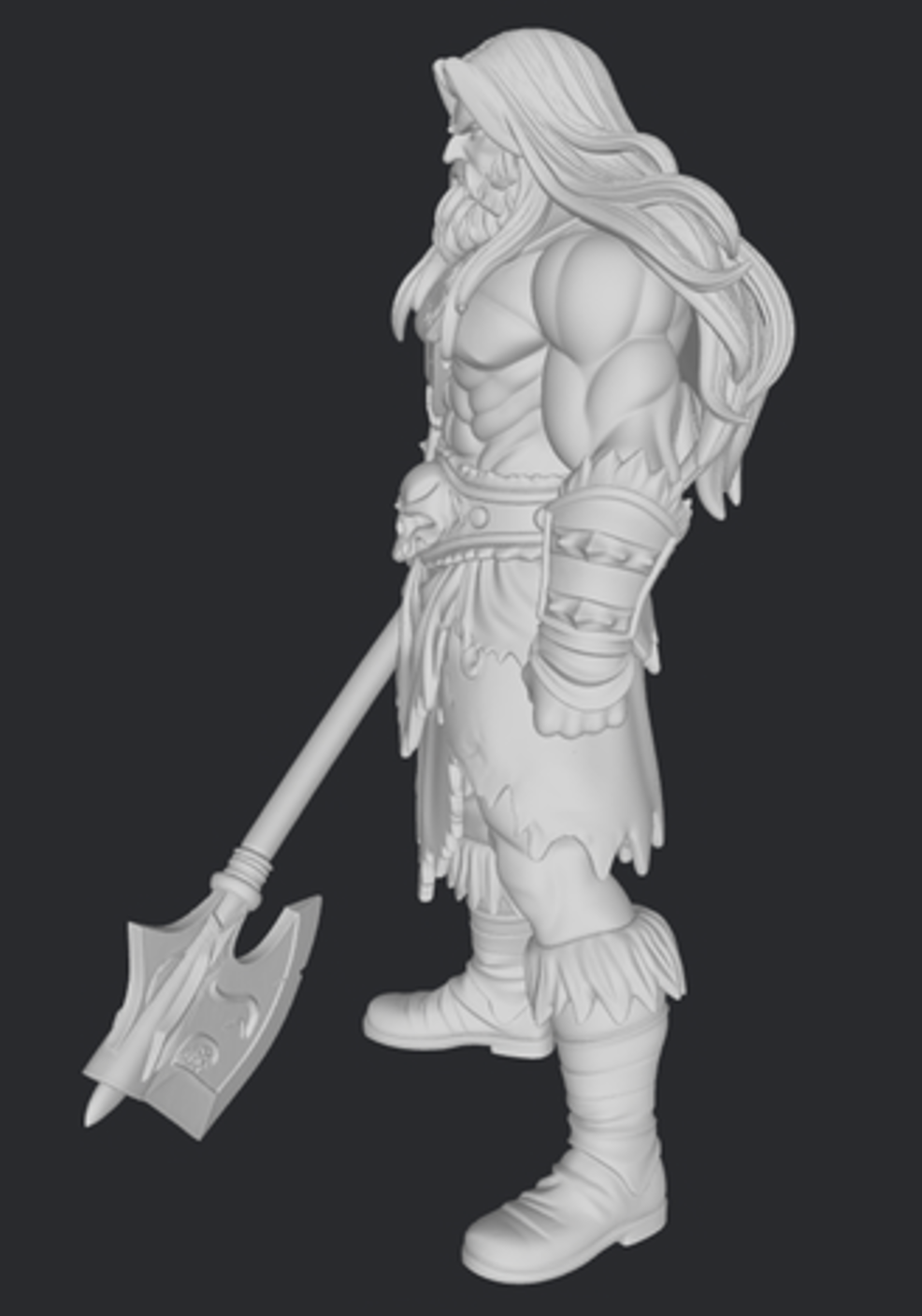 Herakles z toporem – figurka żywiczna 32mm / 75mm / 120mm