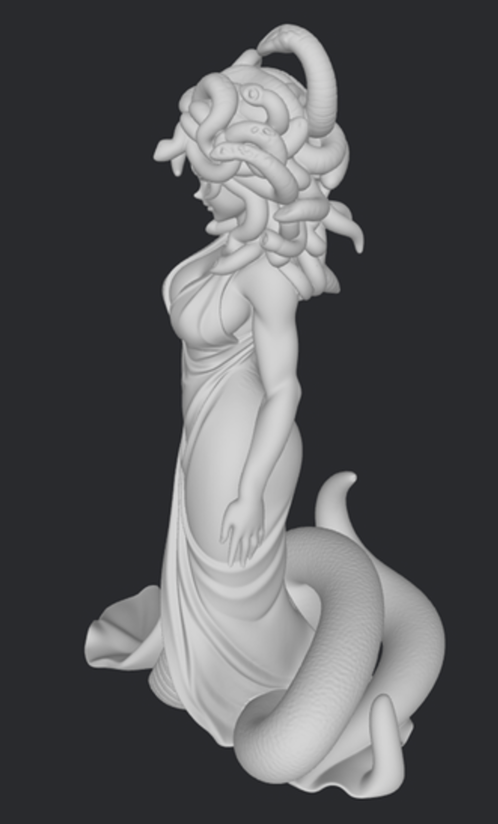 Meduza z wężami zamiast włosów – figurka 32mm / 75mm / 120mm