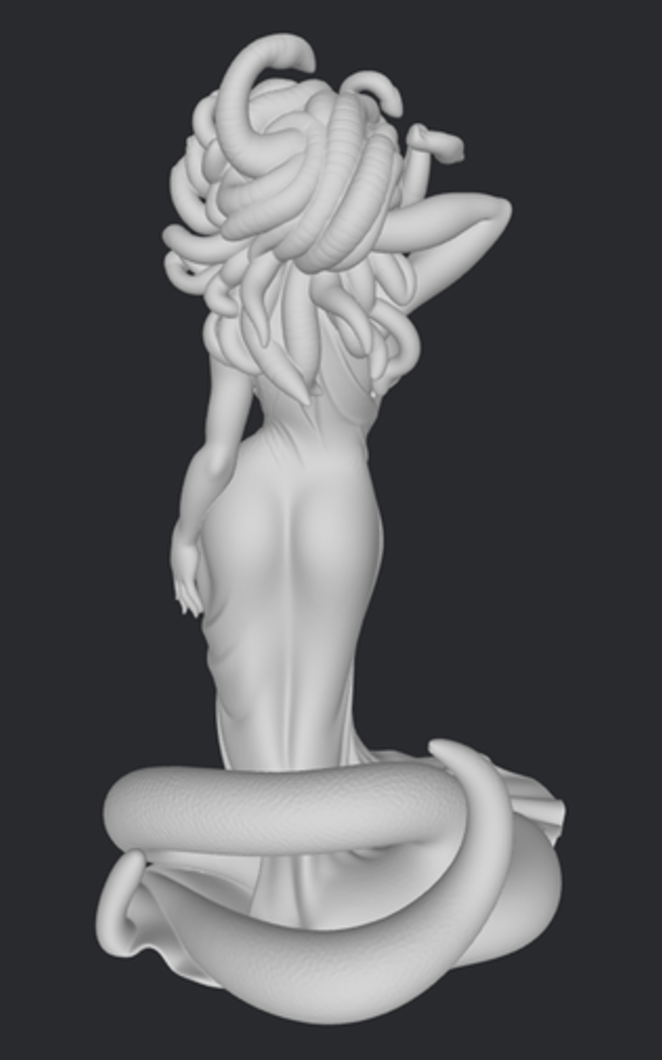 Meduza z wężami zamiast włosów – figurka 32mm / 75mm / 120mm