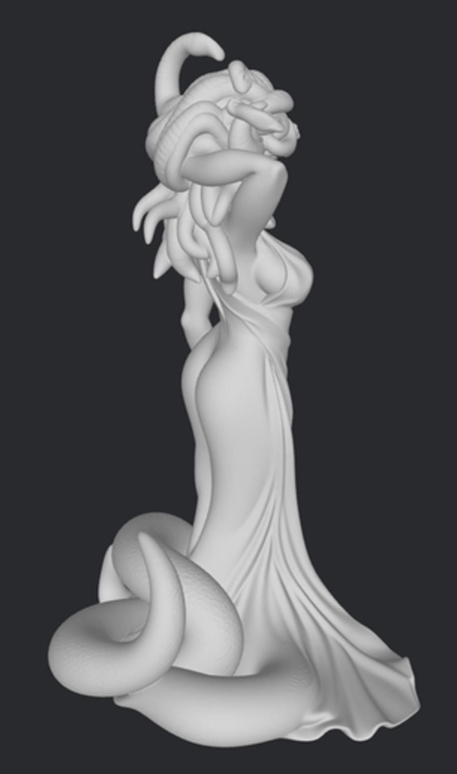 Meduza z wężami zamiast włosów – figurka 32mm / 75mm / 120mm