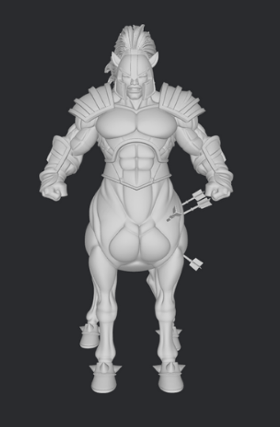 Centaur z serii Olympus Clash: Anime Edition od 3DFactory – potężna figurka żywiczna 32mm / 75mm / 120mm inspirowana mitologią. Idealna do malowania.