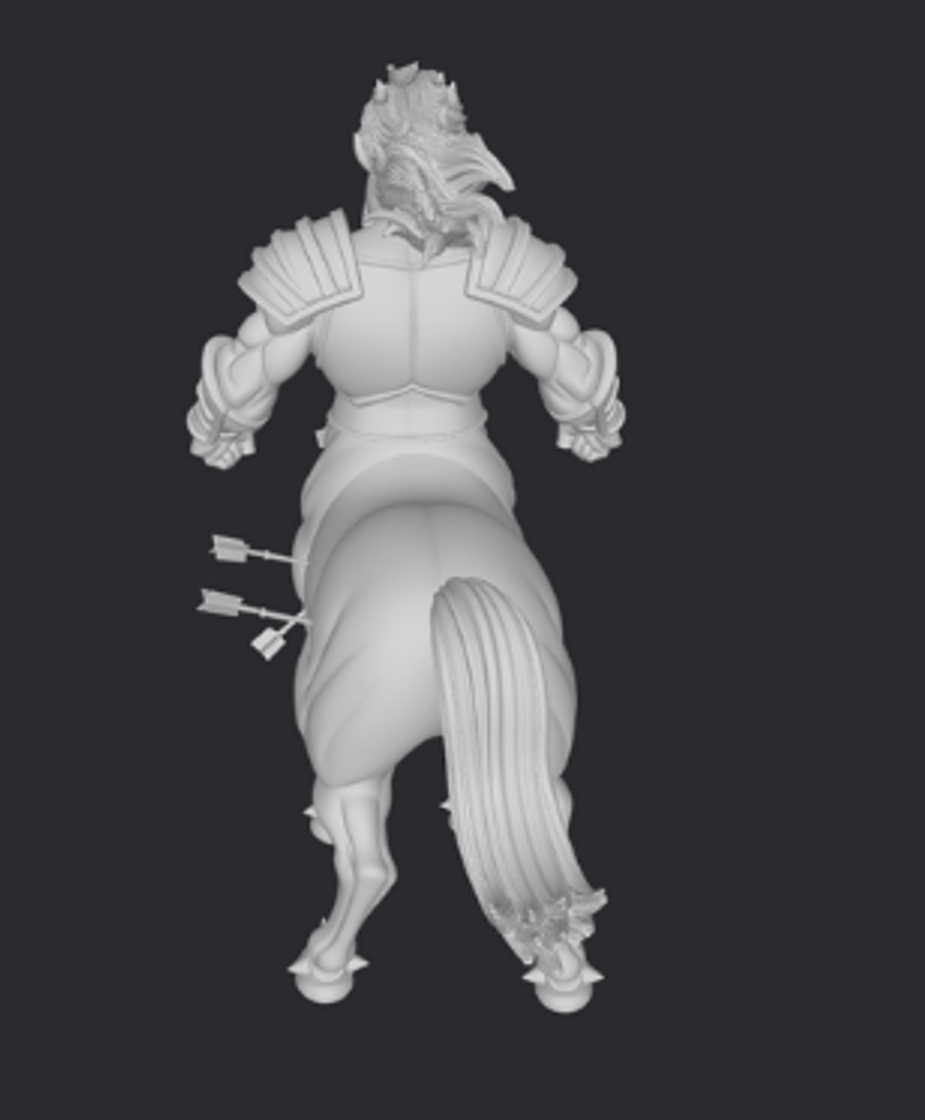 Centaur z serii Olympus Clash: Anime Edition od 3DFactory – potężna figurka żywiczna 32mm / 75mm / 120mm inspirowana mitologią. Idealna do malowania.