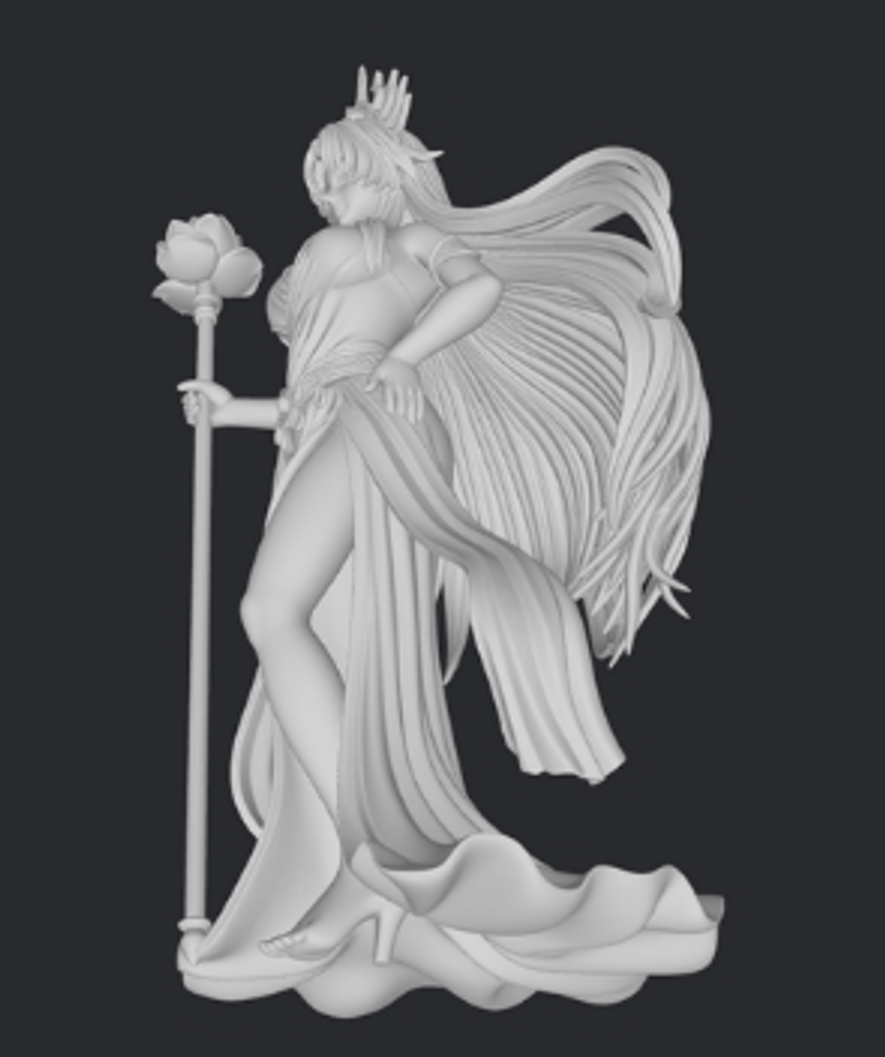 Hera z berłem i koroną – figurka 32mm / 75mm / 120mm