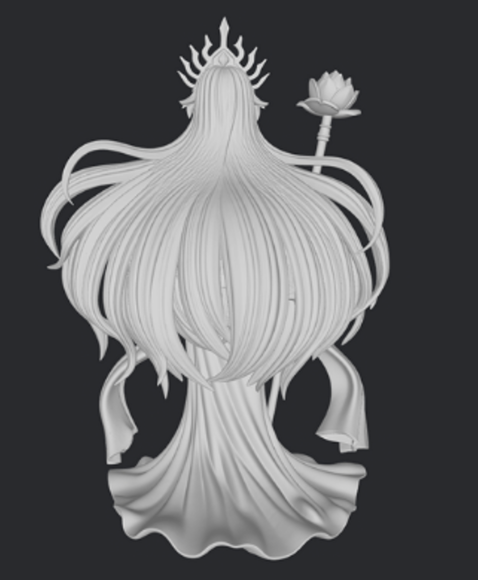 Hera z berłem i koroną – figurka 32mm / 75mm / 120mm