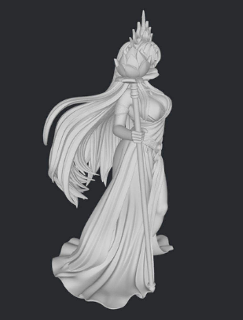 Hera z berłem i koroną – figurka 32mm / 75mm / 120mm