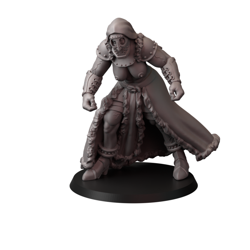 Not safe for nuns – zakonnice bojowe – figurki do Trench Crusade 32 / 75mm